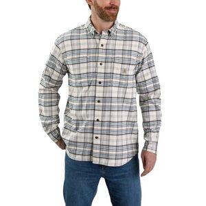 Carhartt Rugged Flex Relaxed Fit Midweight Flannel Long-sleeve Plaid Shirt 2XL